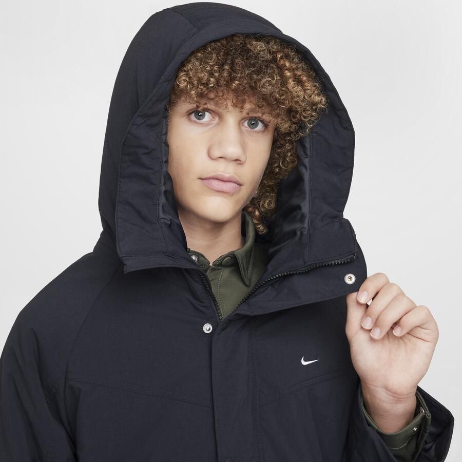 Nike Sportswear Metro Ground parka voor kids Zwart