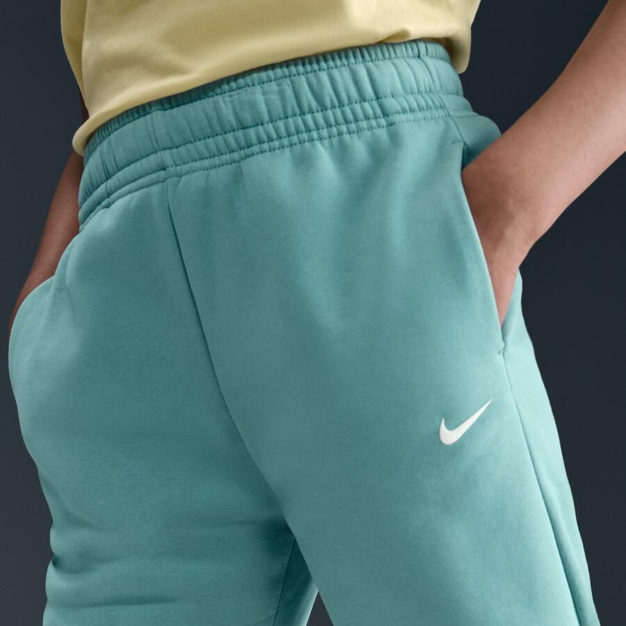 Nike oversized fleecebroek voor meisjes Groen