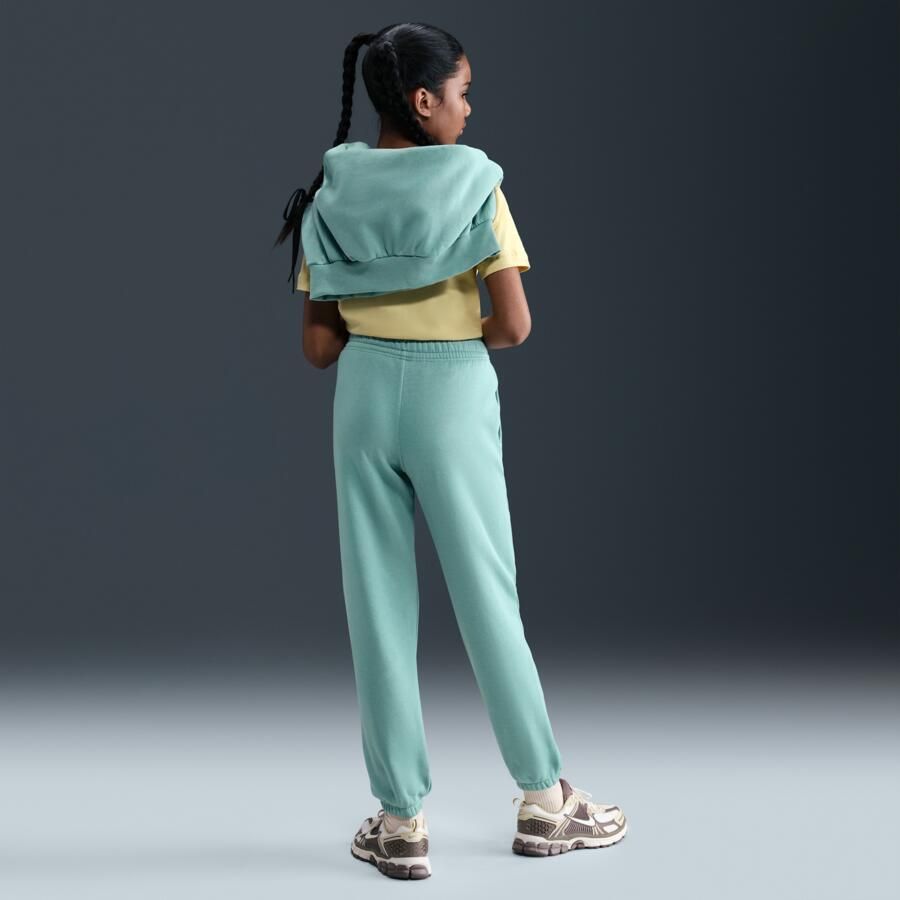 Nike oversized fleecebroek voor meisjes Groen - Foto 3