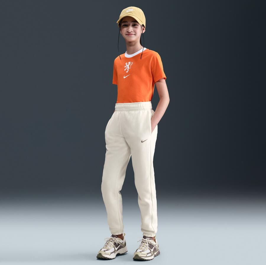 Nike oversized fleecebroek voor meisjes Wit - Foto 3