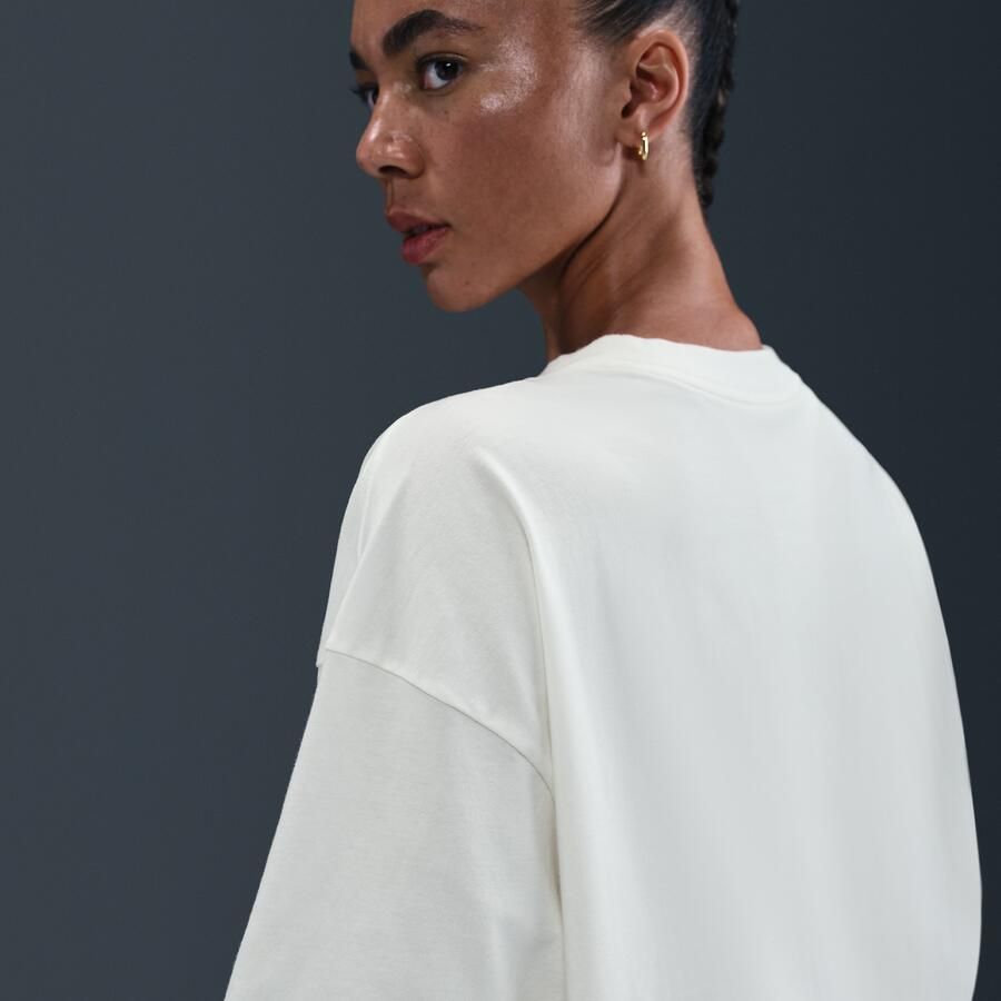 Nike oversized T-shirt met graphic voor dames Wit