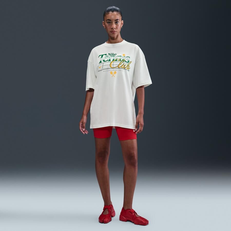 Nike oversized T-shirt met graphic voor dames Wit - Foto 3