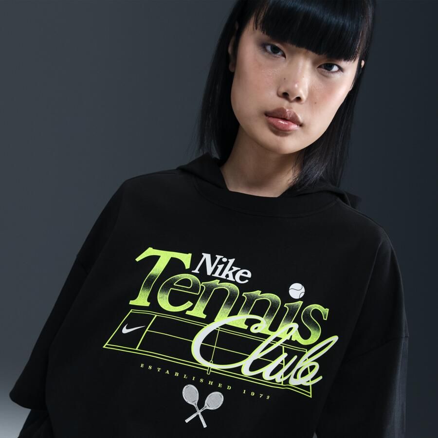 Nike oversized T-shirt met graphic voor dames Zwart - Foto 2