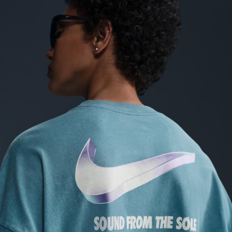 Nike Sportswear oversized T-shirt met korte mouwen voor dames Blauw