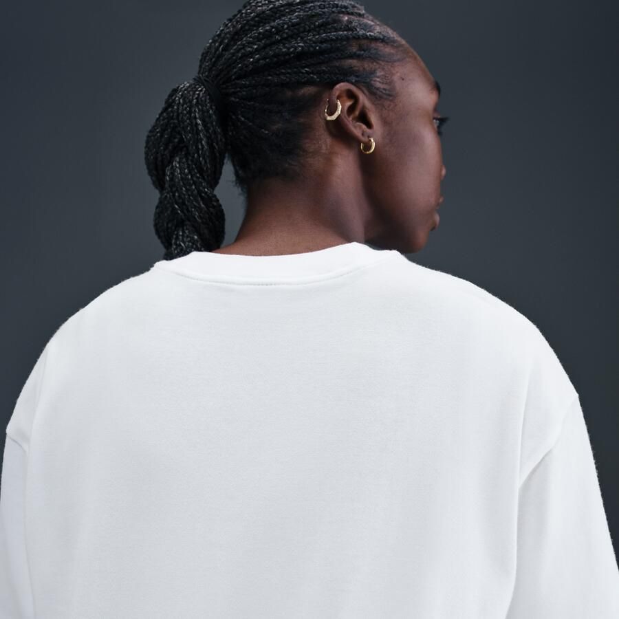 Nike Sportswear oversized T-shirt met korte mouwen voor dames Wit