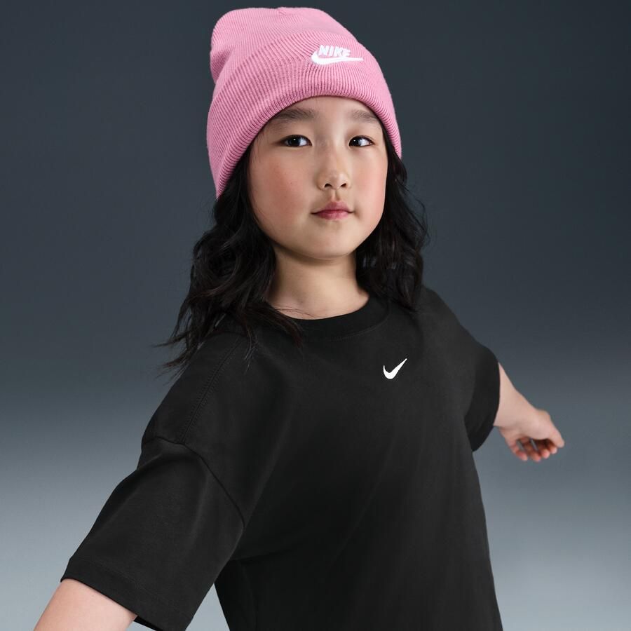 Nike oversized T-shirt voor meisjes Zwart - Foto 4