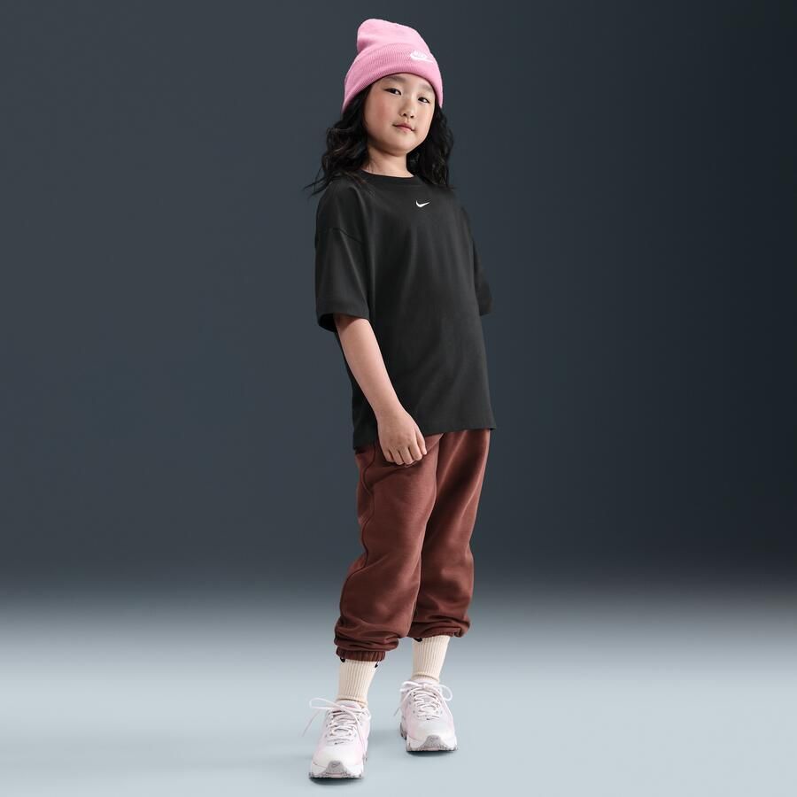 Nike oversized T-shirt voor meisjes Zwart - Foto 3