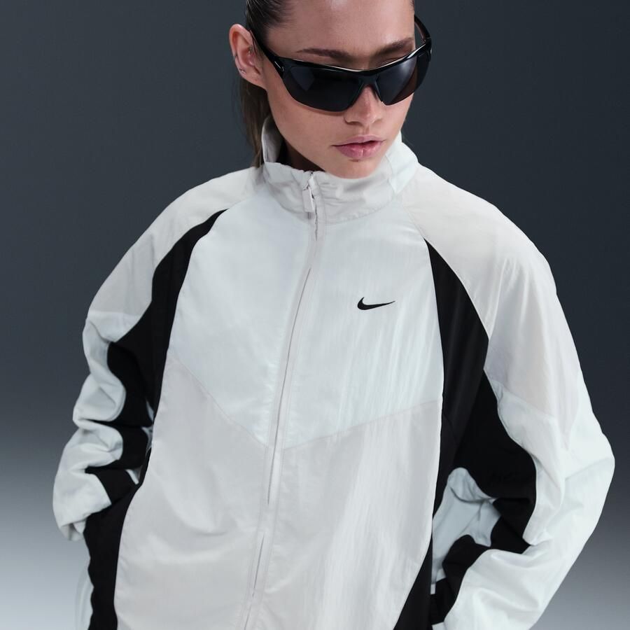 Nike oversized trainingsjack voor dames Grijs - Foto 4