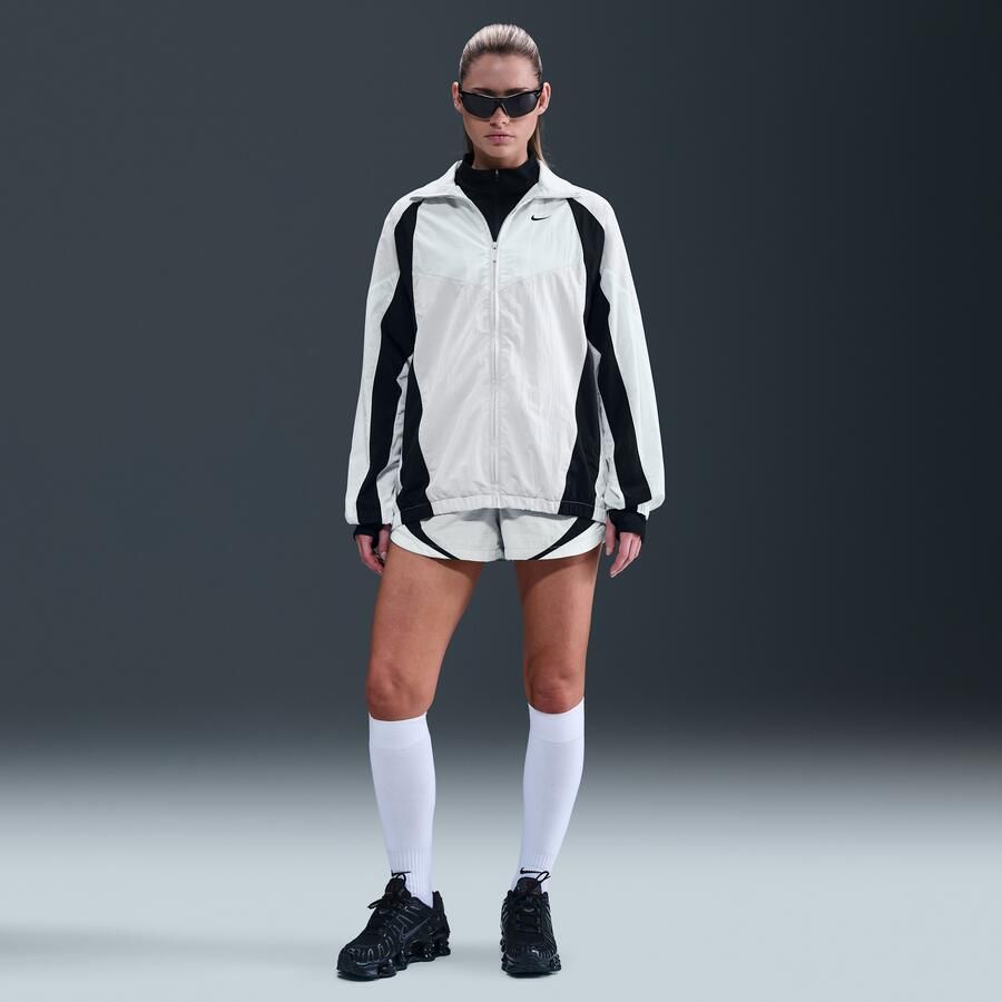 Nike oversized trainingsjack voor dames Grijs - Foto 3