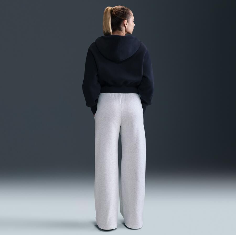 Nike Sportswear Phoenix Fleece damesbroek met hoge taille en wijde pijpen Bruin - Foto 3