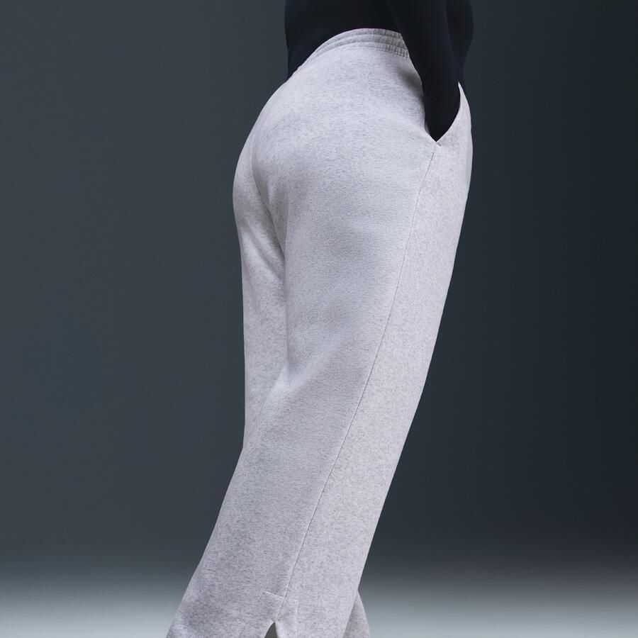 Nike Sportswear Phoenix Fleece damesbroek met hoge taille (Plus Size) Bruin - Foto 2