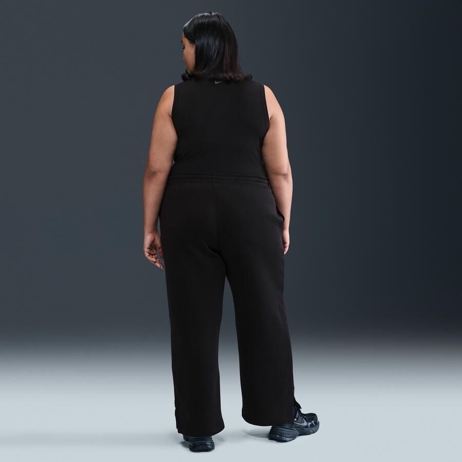 Nike Phoenix Fleece damesbroek met hoge taille (Plus Size) Zwart - Foto 3