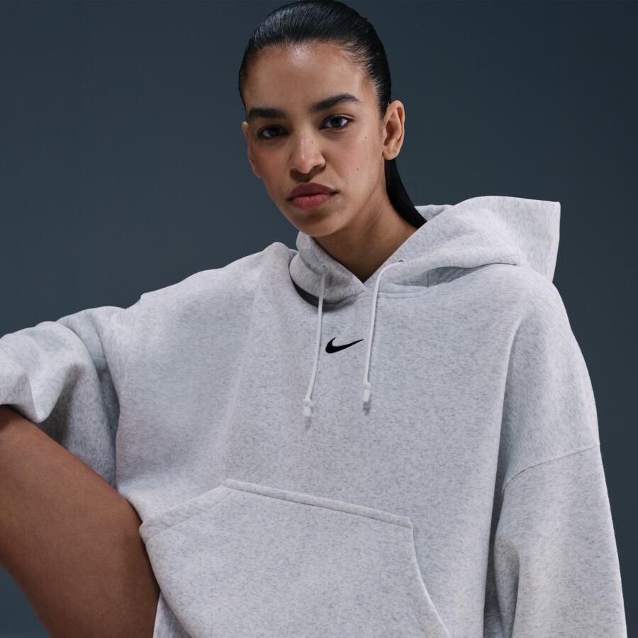 Nike Sportswear Phoenix Fleece Extra oversized hoodie voor dames Bruin - Foto 2