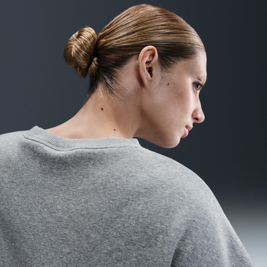 Nike Sportswear Phoenix Fleece extra oversized sweatshirt met ronde hals voor dames Grijs