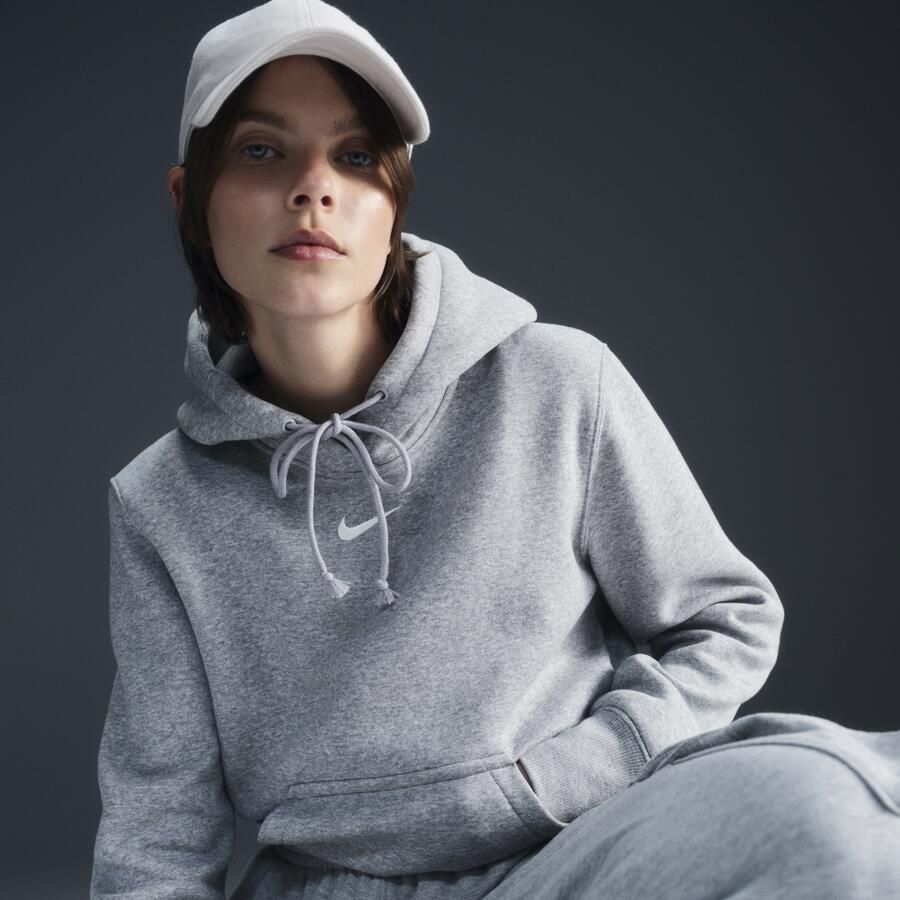 Nike Sportswear Phoenix Fleece hoodie voor dames Grijs - Foto 3