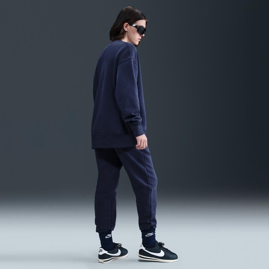 Nike Phoenix Fleece joggingbroek met halfhoge taille voor dames Blauw - Foto 3