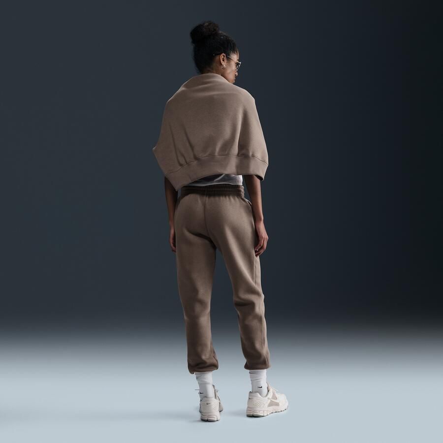 Nike Sportswear Phoenix Fleece joggingbroek met halfhoge taille voor dames Bruin - Foto 2