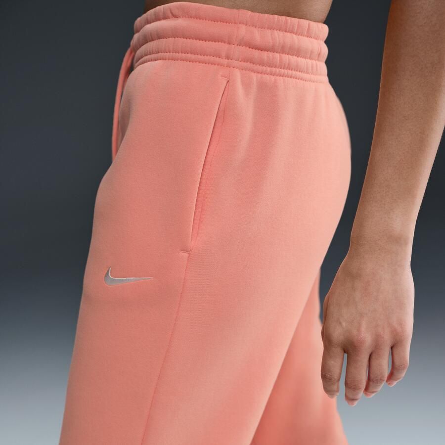 Nike Sportswear Phoenix Fleece joggingbroek met halfhoge taille voor dames Oranje - Foto 2