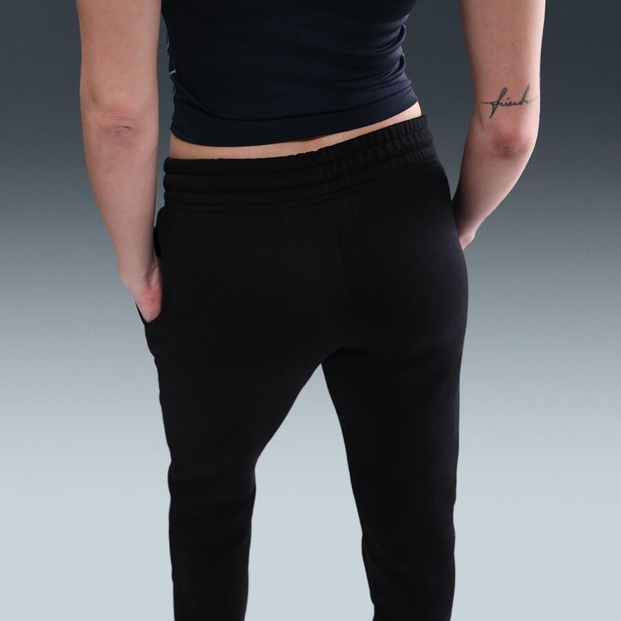 Nike Sportswear Phoenix Fleece joggingbroek met halfhoge taille voor dames Zwart - Foto 2