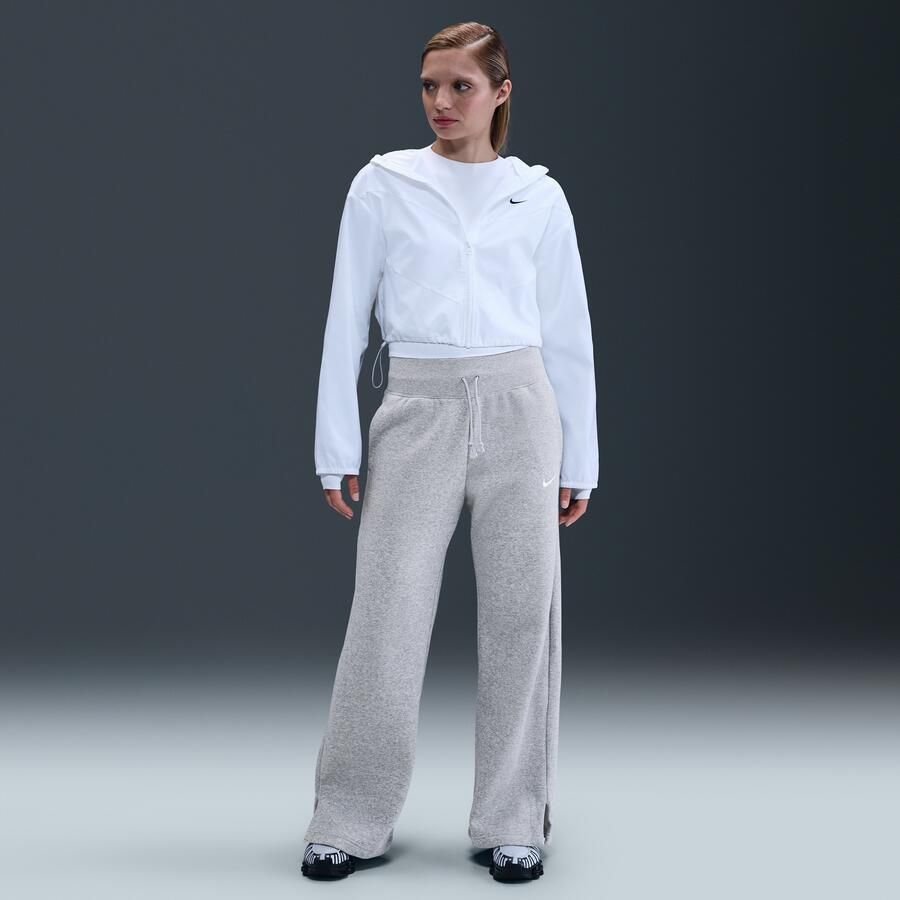 Nike Sportswear Phoenix Fleece Joggingbroek met hoge taille en wijde pijpen voor dames Grijs - Foto 5