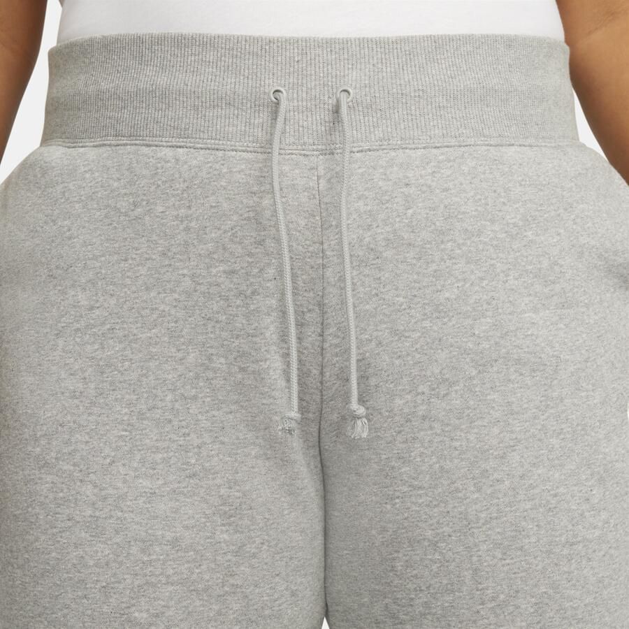 Nike Sportswear Phoenix Fleece Joggingbroek met hoge taille en wijde pijpen voor dames (Plus Size) Grijs