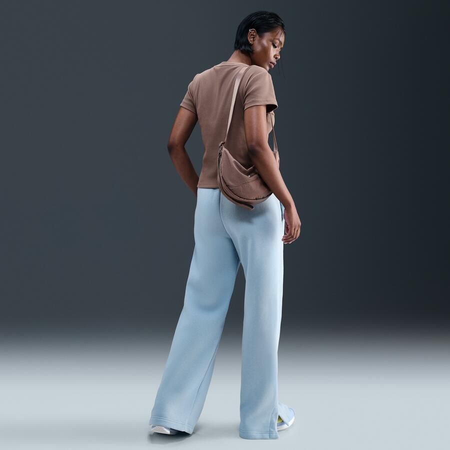 Nike Phoenix Fleece Joggingbroek met hoge taille voor dames Blauw - Foto 3