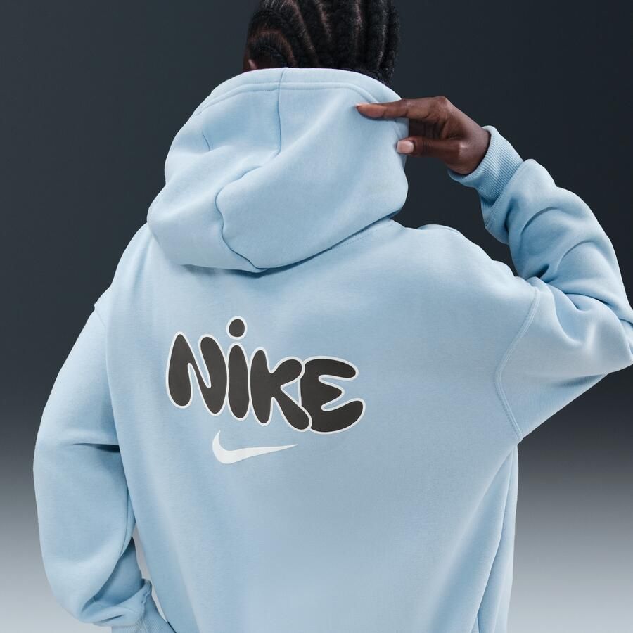 Nike Sportswear Phoenix Fleece Oversized hoodie voor dames Blauw