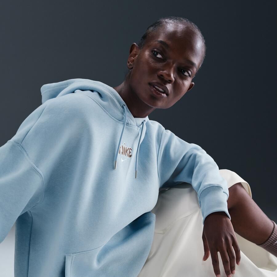 Nike Sportswear Phoenix Fleece Oversized hoodie voor dames Blauw - Foto 2