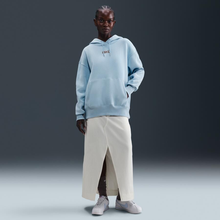 Nike Sportswear Phoenix Fleece Oversized hoodie voor dames Blauw - Foto 3