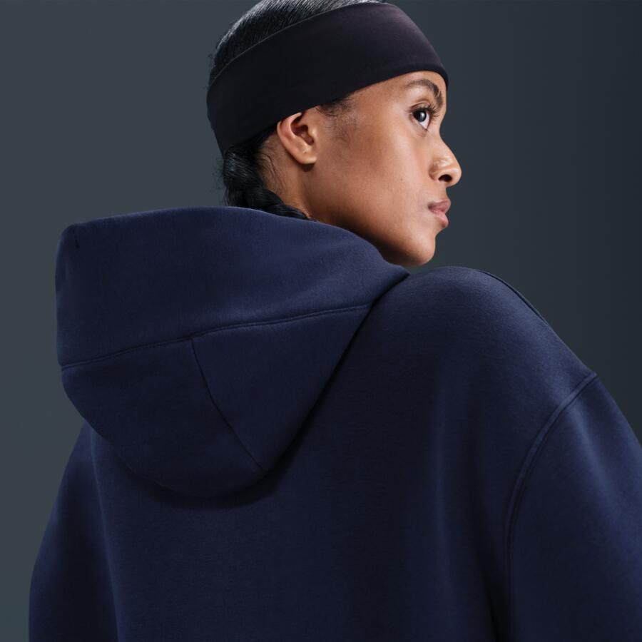 Nike Phoenix Fleece Oversized hoodie voor dames Blauw
