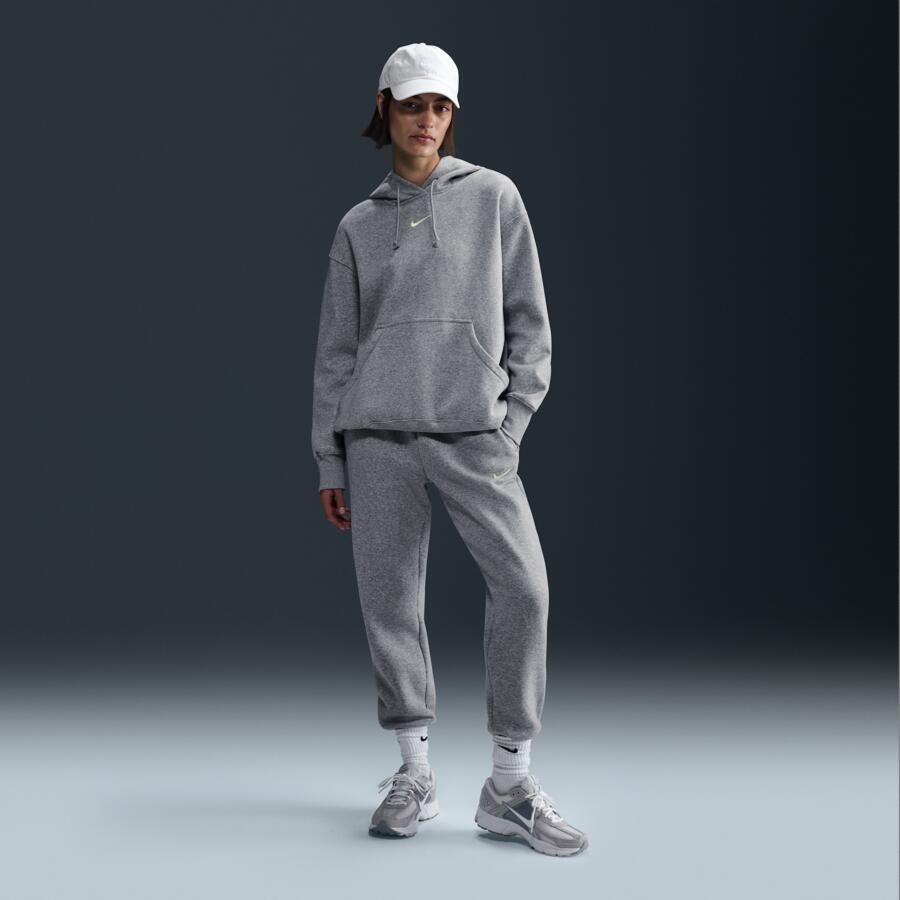 Nike Sportswear Phoenix Fleece Oversized Hoodie Hoodies Kleding dk grey heather sail maat: XS beschikbare maaten:XS S M L XL - Foto 3