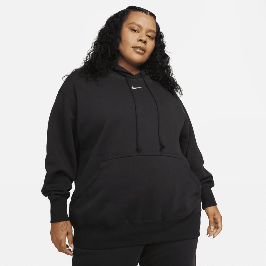 Nike Sportswear Phoenix Fleece oversized hoodie voor dames (Plus Size) Zwart - Foto 2