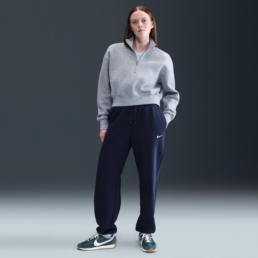 Nike Sportswear Phoenix Fleece Oversized joggingbroek met hoge taille voor dames Blauw - Foto 4