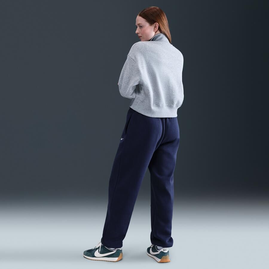 Nike Sportswear Phoenix Fleece Oversized joggingbroek met hoge taille voor dames Blauw - Foto 3