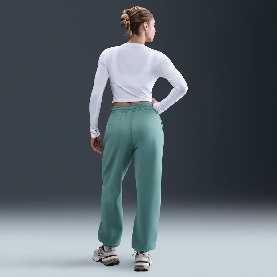 Nike Sportswear Phoenix Fleece Oversized joggingbroek met hoge taille voor dames Groen - Foto 3
