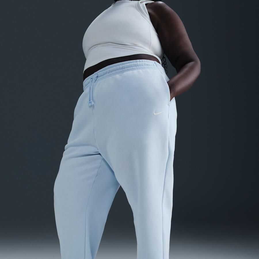 Nike Sportswear Phoenix Fleece Oversized joggingbroek met hoge taille voor dames (Plus Size) Blauw