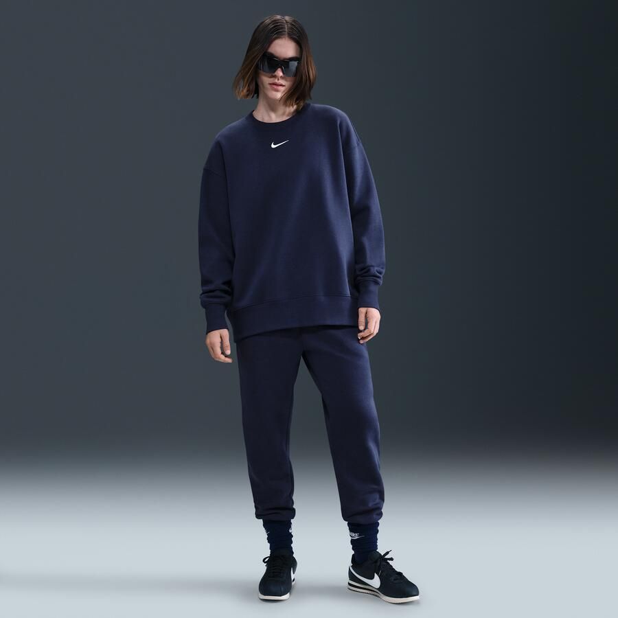 Nike Sportswear Phoenix Fleece Oversized sweatshirt met ronde hals voor dames Blauw - Foto 3