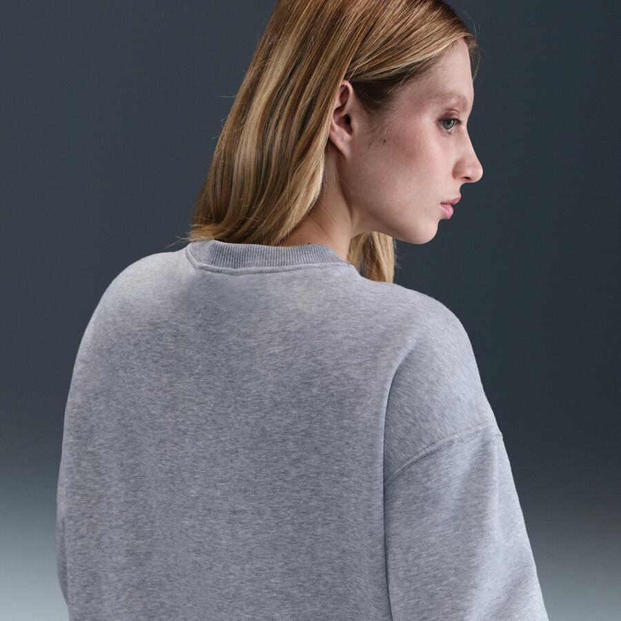 Nike Sportswear Phoenix Fleece oversized sweatshirt met ronde hals voor dames Grijs