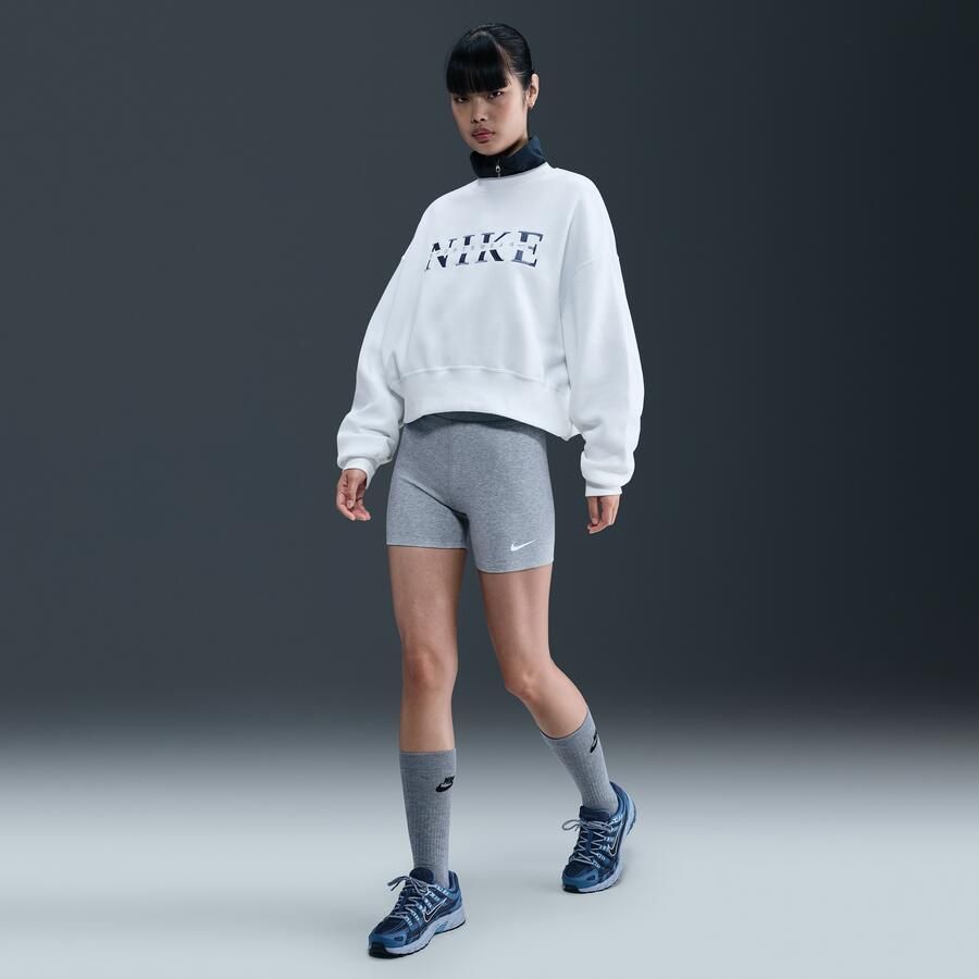 Nike Sportswear Phoenix Fleece oversized sweatshirt met ronde hals voor dames Wit - Foto 3