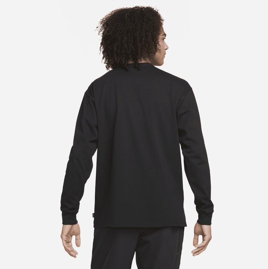 Nike Sportswear Premium Essentials T-shirt met lange mouwen voor heren Zwart - Foto 4