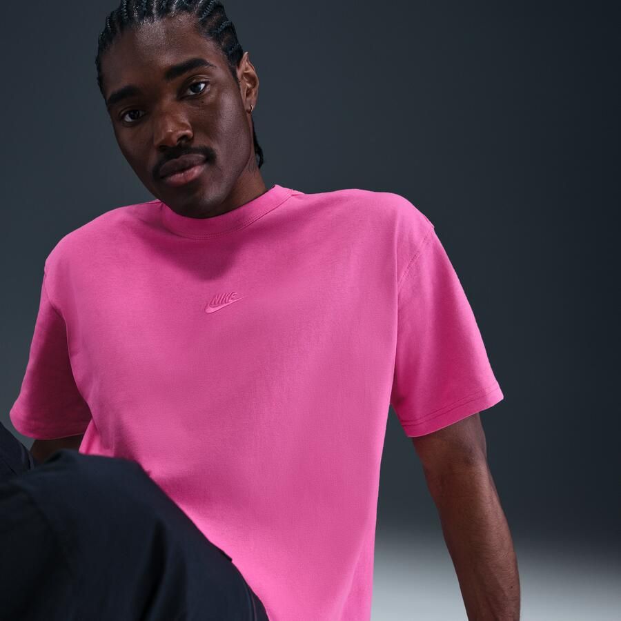 Nike Sportswear Premium Essentials T-shirt voor heren Roze - Foto 2
