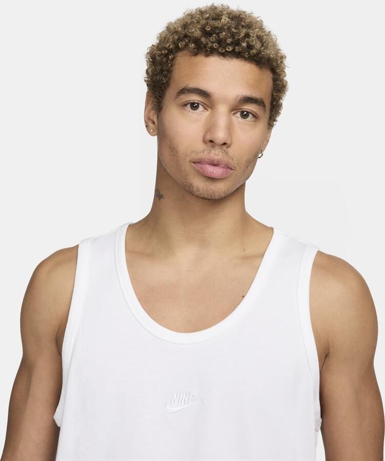 Nike Sportswear Premium Essentials tanktop voor heren Wit - Foto 2