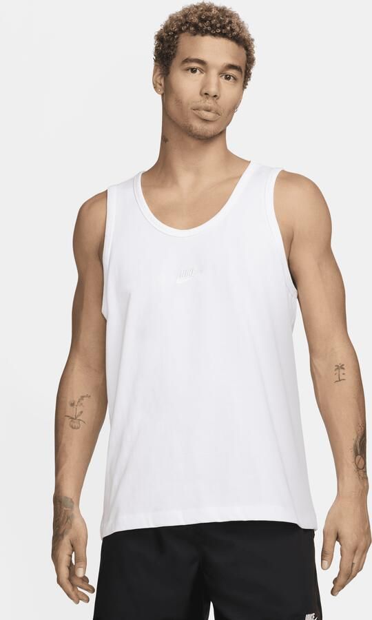 Nike Sportswear Premium Essentials tanktop voor heren Wit - Foto 3