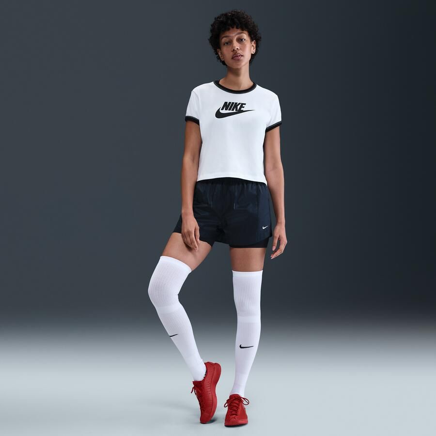 Nike Ringer T-shirt met graphic voor dames Wit - Foto 3