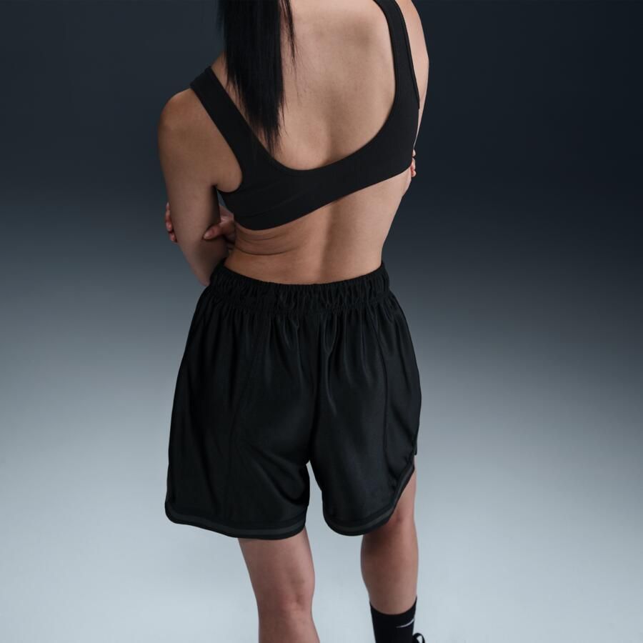 Nike ruimvallende shorts met halfhoge taille en graphic voor dames Zwart - Foto 2