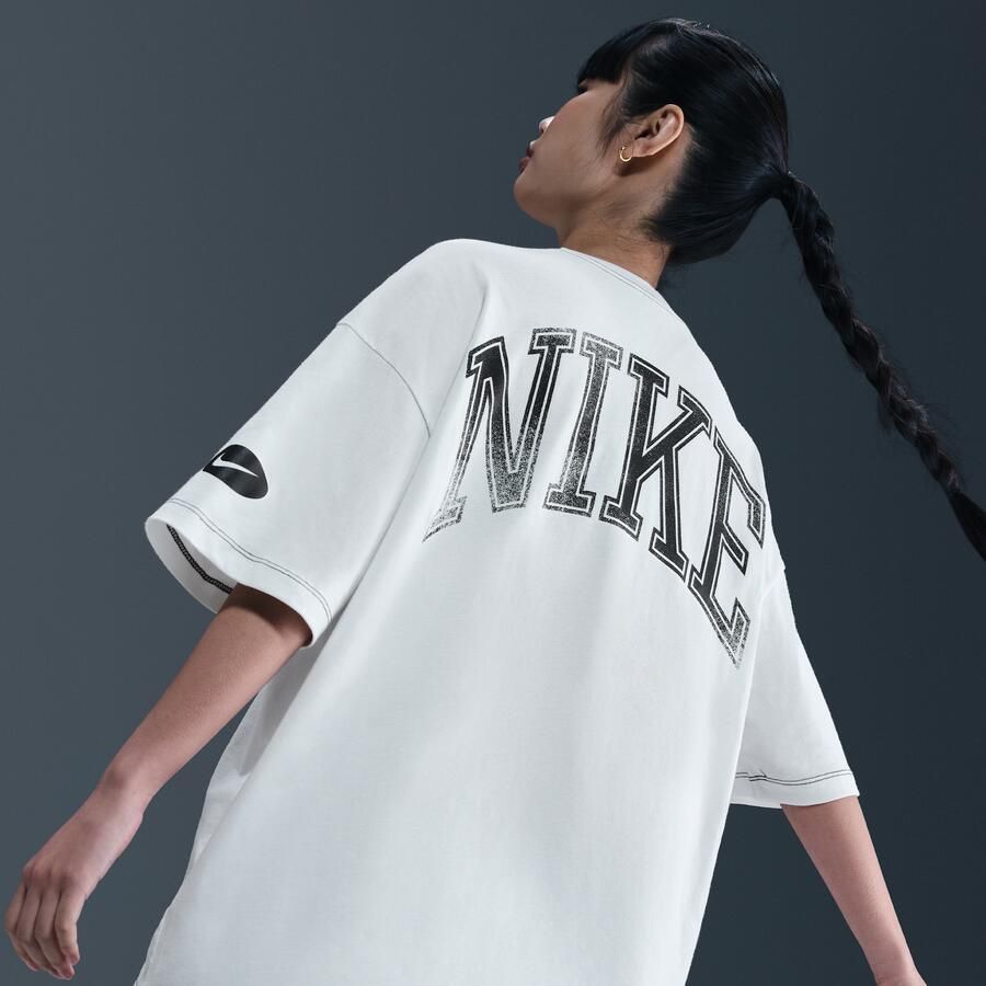 Nike Sportswear T-shirt met graphic voor dames Wit