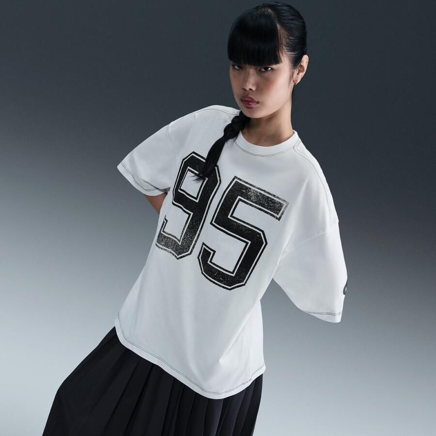 Nike Sportswear T-shirt met graphic voor dames Wit - Foto 2