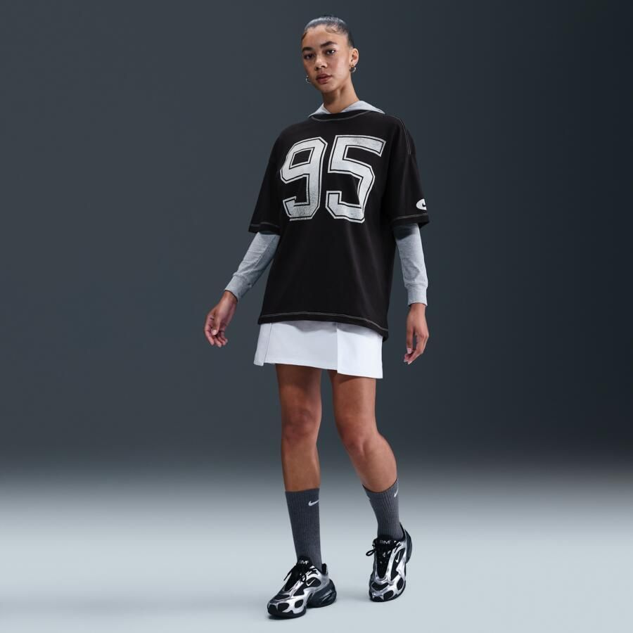 Nike Sportswear T-shirt met graphic voor dames Zwart - Foto 3