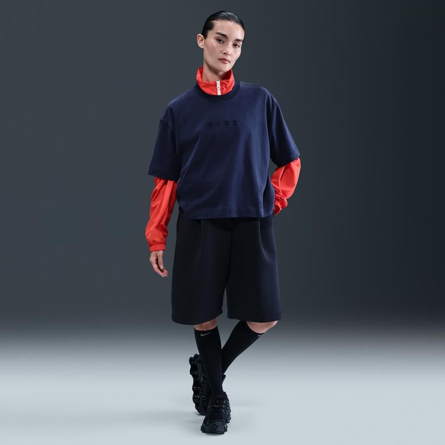 Nike Sportswear T-shirt met korte mouwen en recht design voor dames Blauw - Foto 3