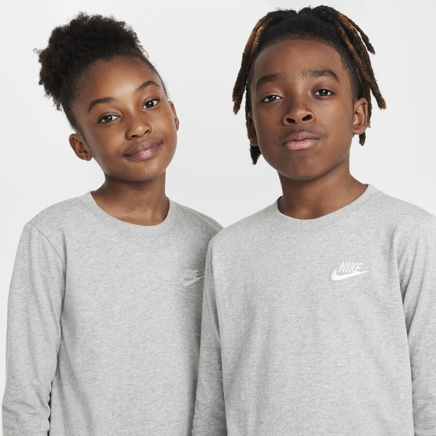 Nike T-shirt met lange mouwen voor kids Grijs
